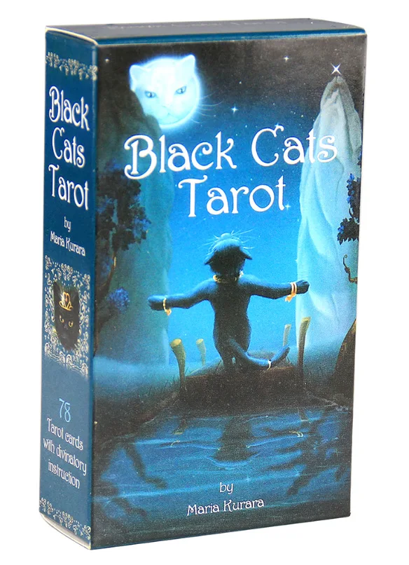 

NEW Tarot Black Cats Tarot Cards Oracle Card for Guidance Divination Fate Sexual Tarot Deck Board Games for Adult High Quality