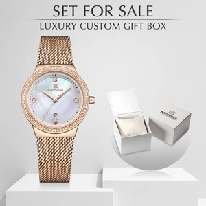 Часы женские кварцевые, водонепроницаемые, в коробке