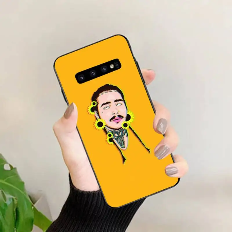Художественный чехол Yinuoda Post Malone для телефона Samsung S 4 6 7 5 8 9 10 20 plus lite edge S10 5G |