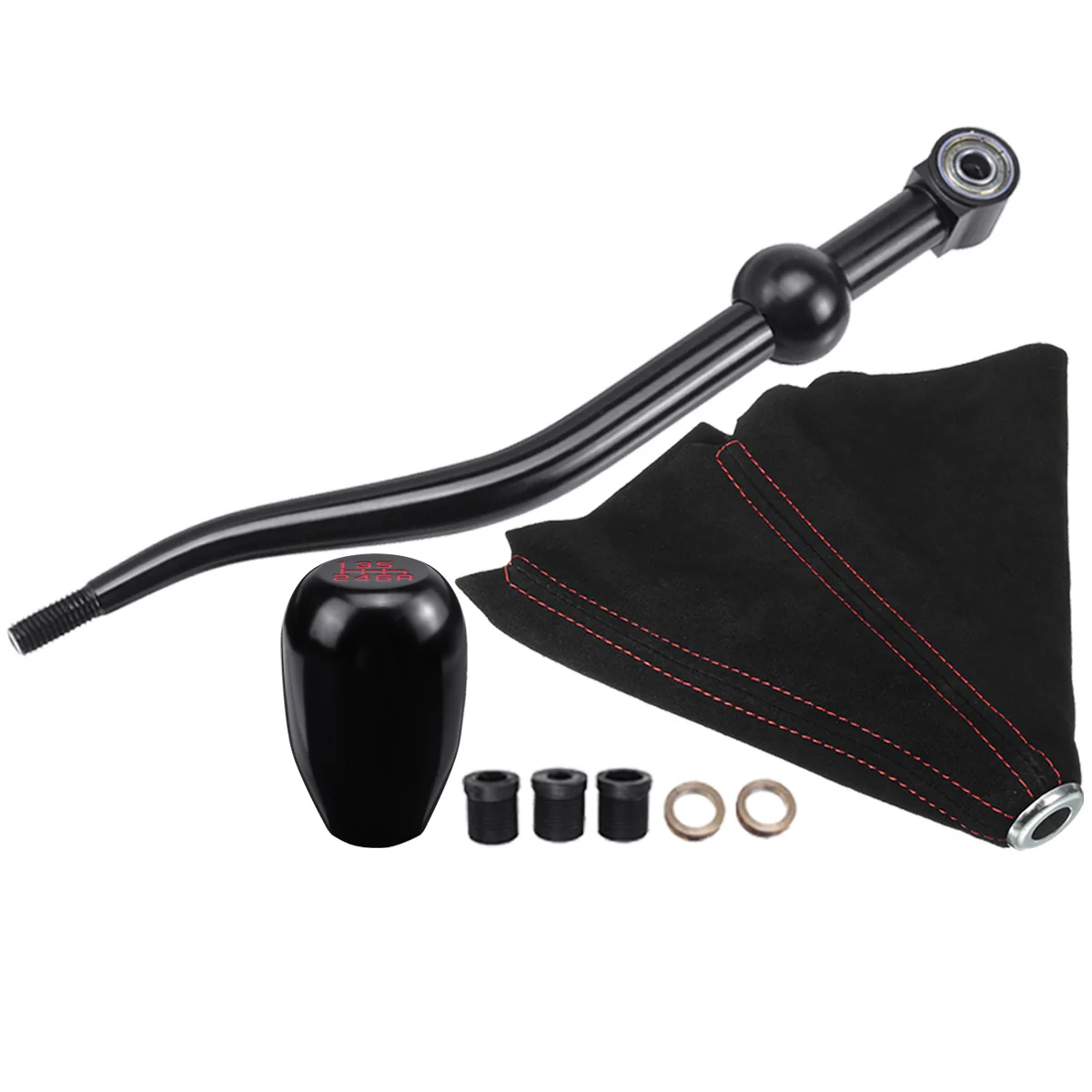 Двойной изгиб короткий переключатель передач + 5/6 ручка переключения ботинок для