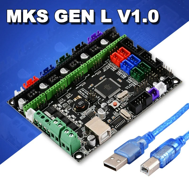 3D принтеры Управление плата Mks Gen L V1.0 интеграции Ramps материнская 12/24V|Детали и