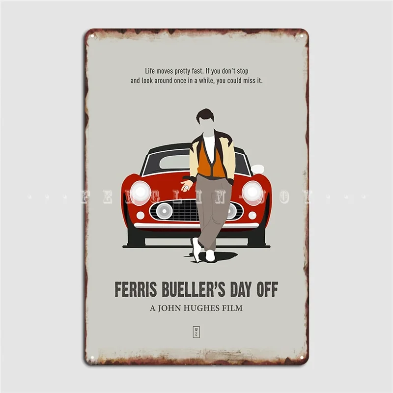 

Ferris Bueller S Day Off Metal гаражный знак Decoration Create пещера, паб, стена, пещера, жестяные знаки, плакаты