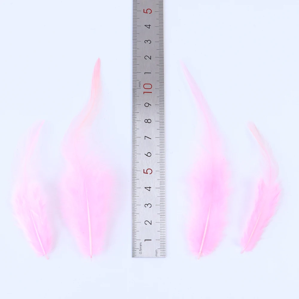 

50PCS Real Rooster Feathers Jewelry Decorative Feathers 10-15CM Diy Craft Earrings Accessories Christmas Tree Decoration Plumes