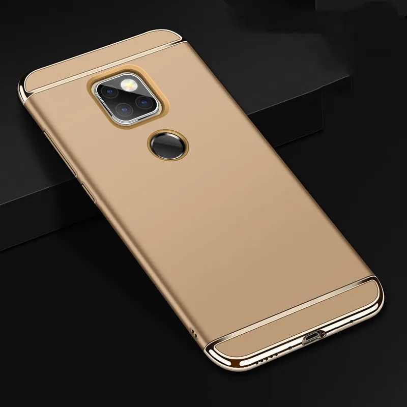 Gold ПК Жесткий чехол Роскошный металлический защитный чехол для huawei P10 плюс P20 P30 Honor 9 10 20 9i 10i 20i играть 8X 8A Коврики 20 lite pro Чехол - Color: Gold