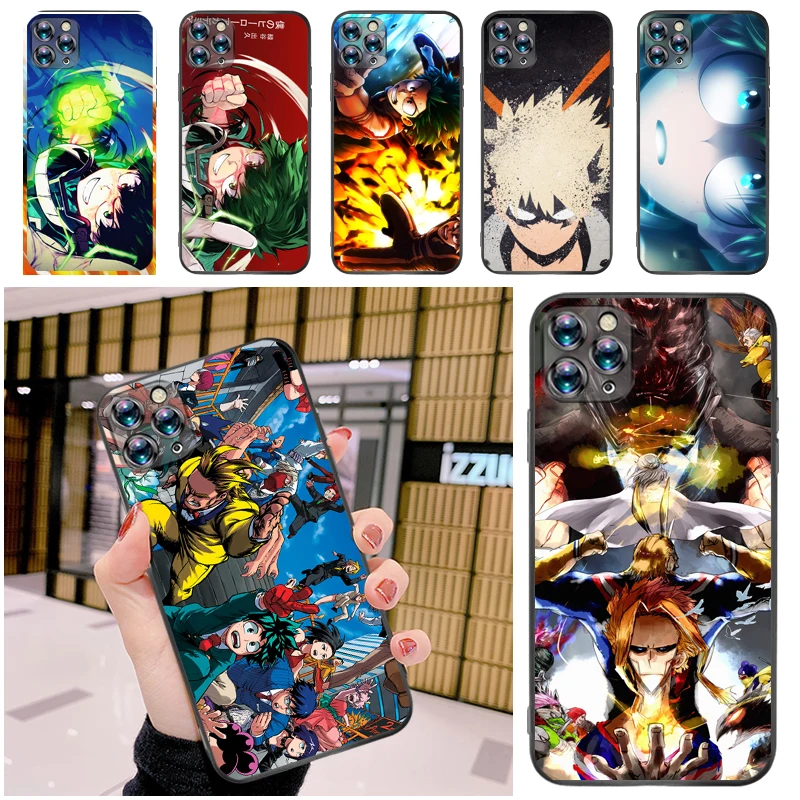 

My Hero Academia Dabi Shigaraki Tomura Boku Todoroki Shouto Bakugou Katsuki Phone Case For iPhone 12 Pro MAX Mini SE Coque