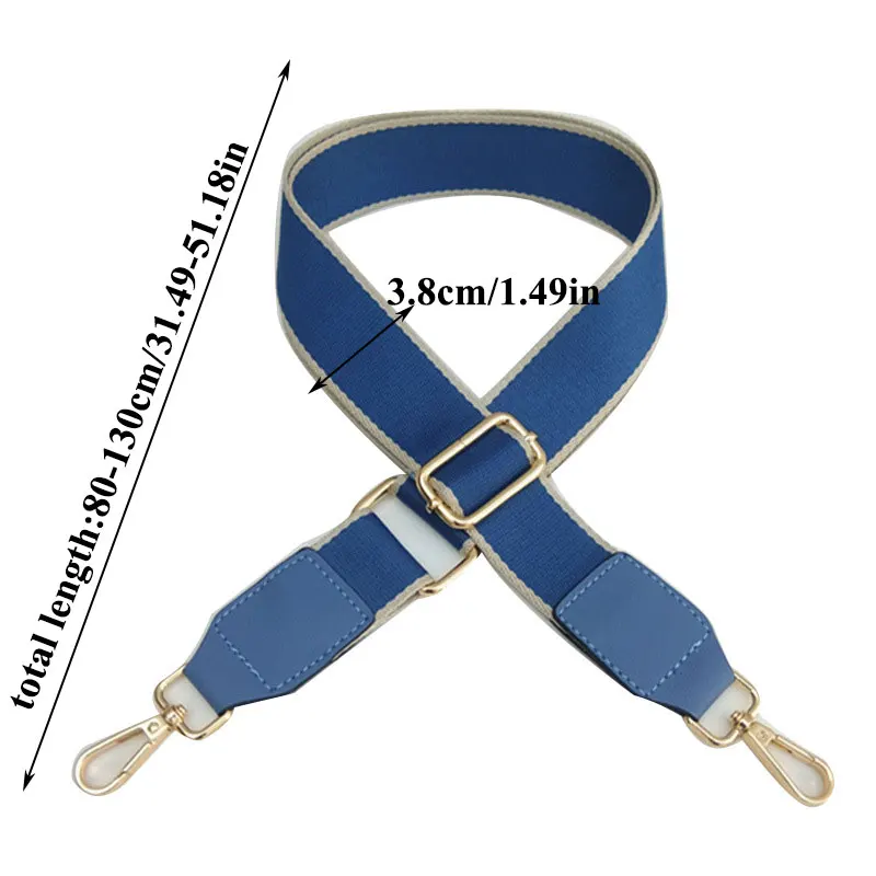 

Fashion Color Contrast Bag Strap Women Adjustable Removable Belt DIY Shoulder Crossbody Strap Handbag Accessories Purse Strap