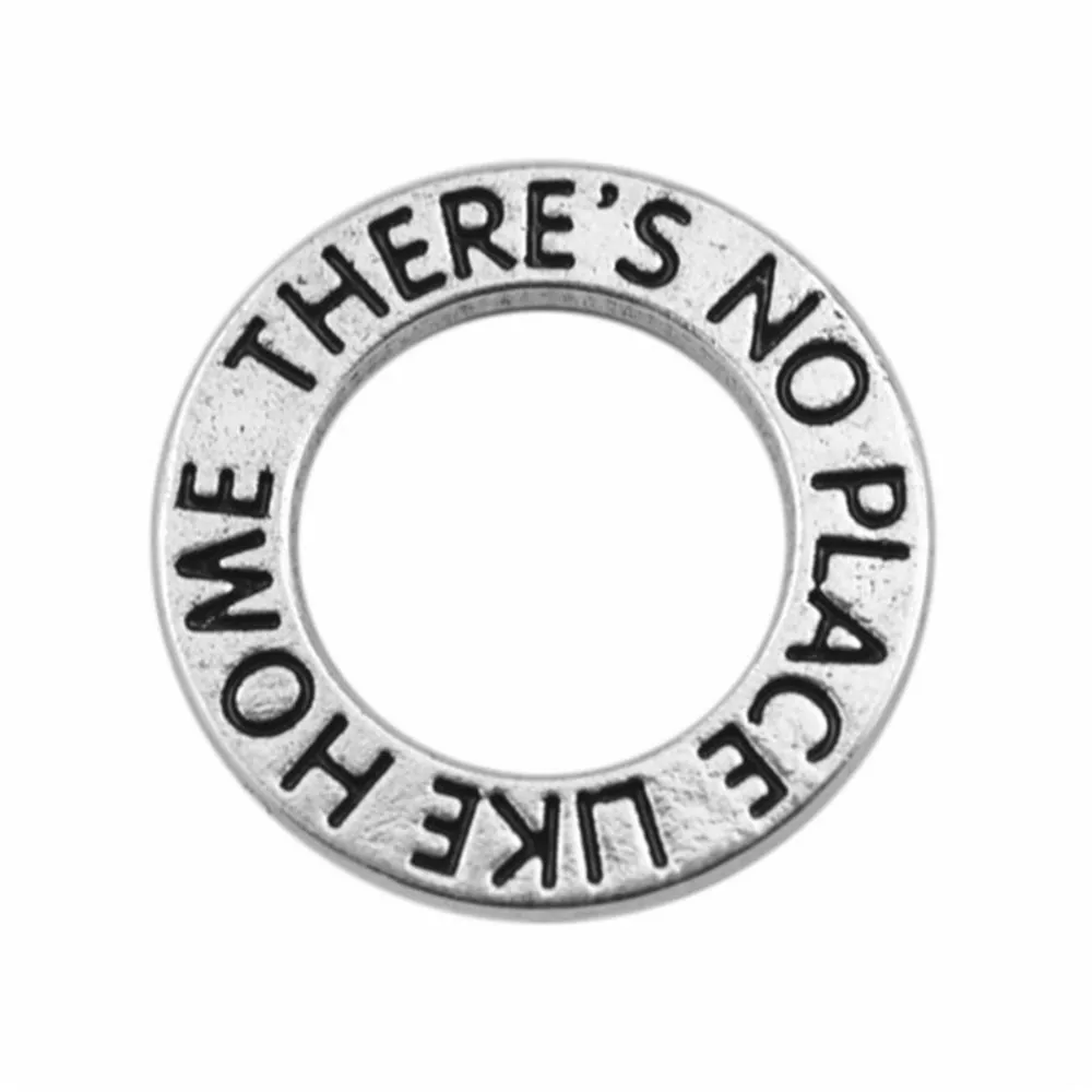 Античный посеребренный металлический сплав Две стороны выгравированы нет места