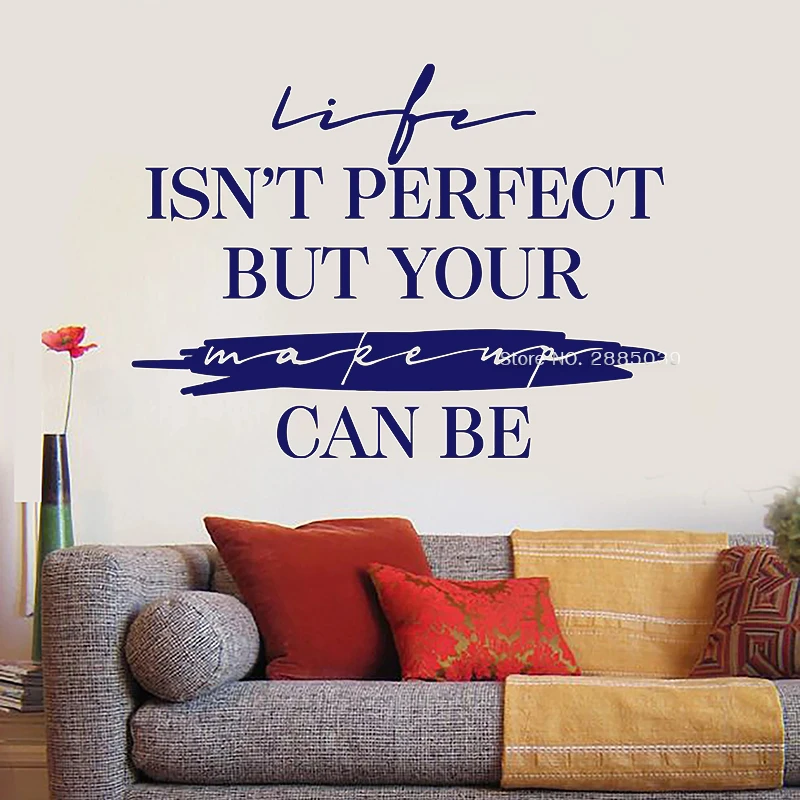 Виниловые Стикеры для салона красоты с вдохновляющими цитатами настенные