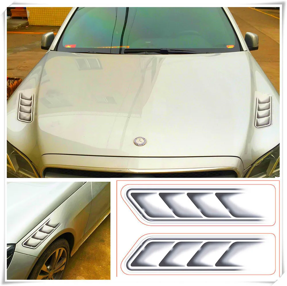 3D Акула жабры наклейки для автомобиля дефлектор воздушный поток крыло декор Ford