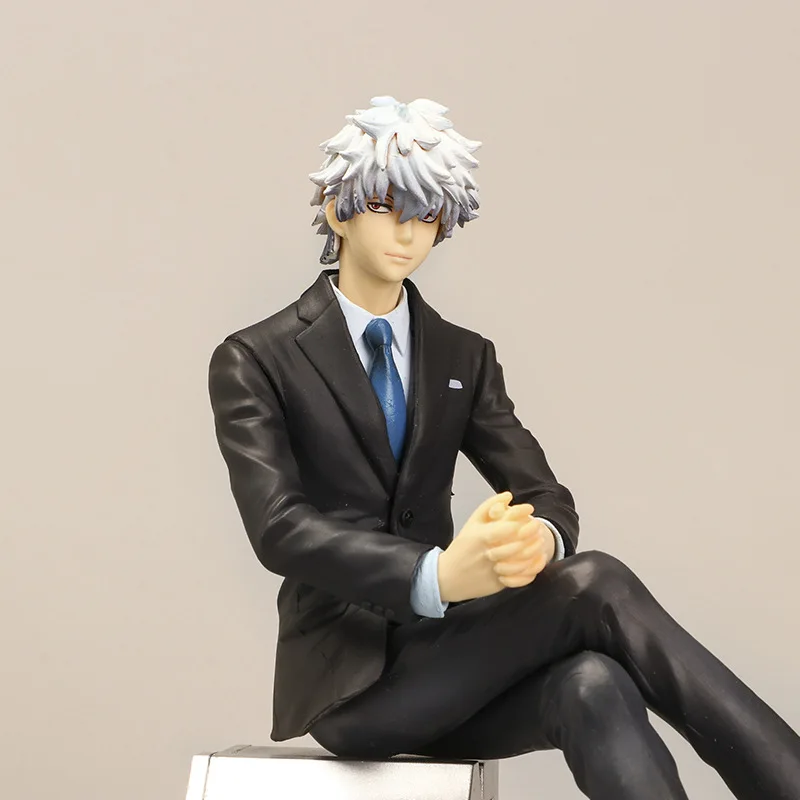 Аниме &quotгинтама&quot фигурку модель игрушки Косплэй Бизнес костюм Sakata Gintoki кукла