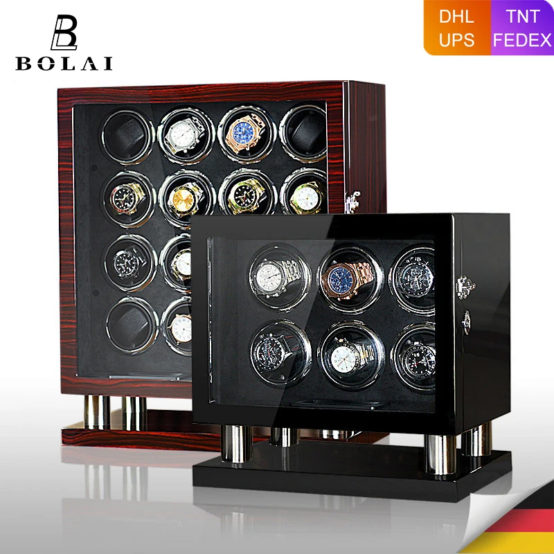 Автоматическая намотка часов роскошный деревянный Сейф для японский мотор Mabuchi