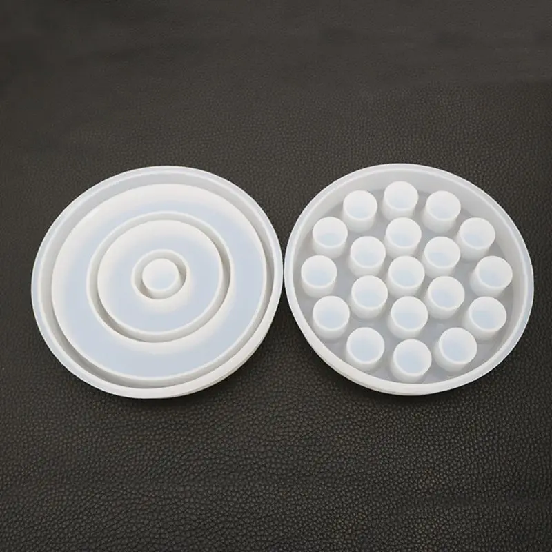 

2021 New DIY Handmade Crystal Silicone Mold Epoxy Pigment Bottle Lipstick Storage Box UV Glue Resin Molds 2020 trend