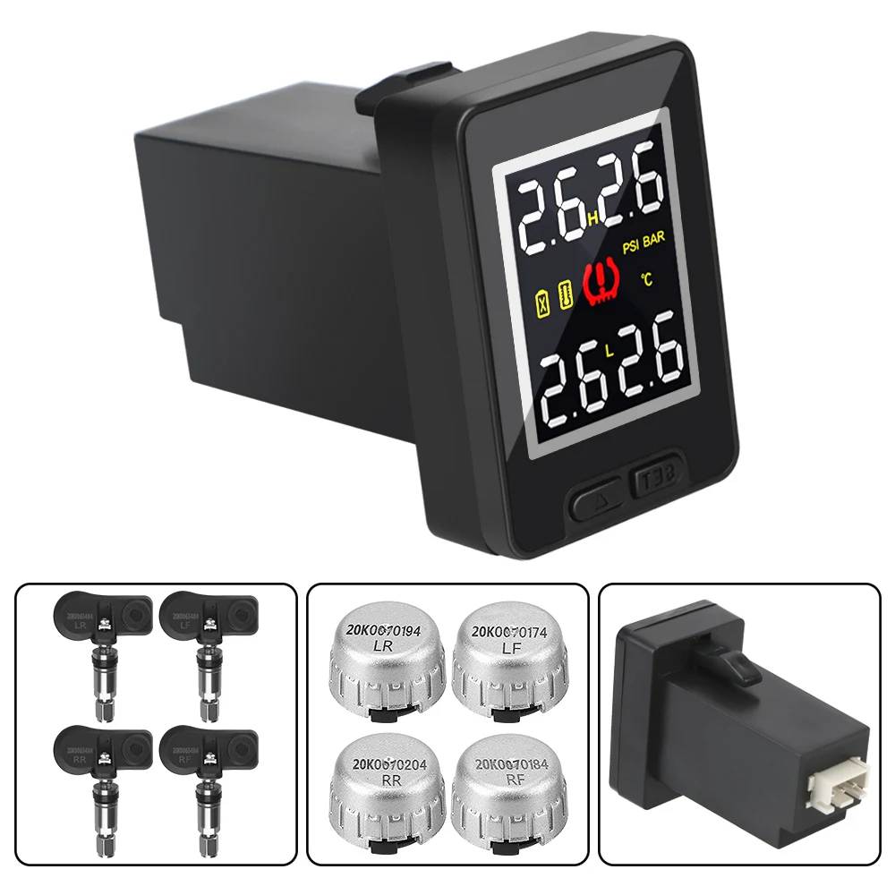 Система контроля давления в шинах автомобиля TPMS внешний внутренний датчик