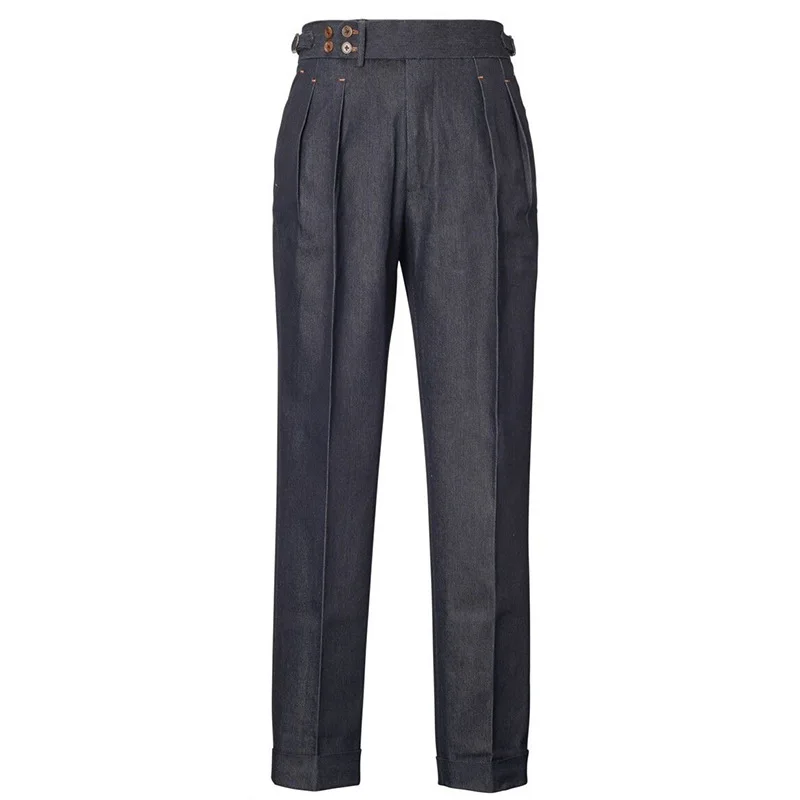 Черные брюки для мужчин повседневные облегающие деловые Стрейчевые одежда