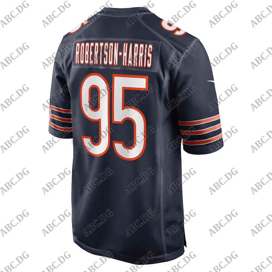

Customized Stitch American Football Jersey Men Women Kid Youth Chicago Roy Robertson-Harris Navy Game Jersey