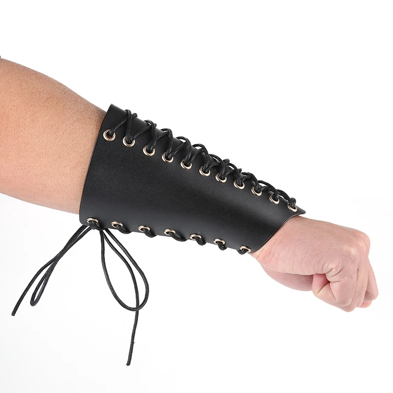 Регулируемые браслеты для стрельбы из лука легкие и портативные кожаные