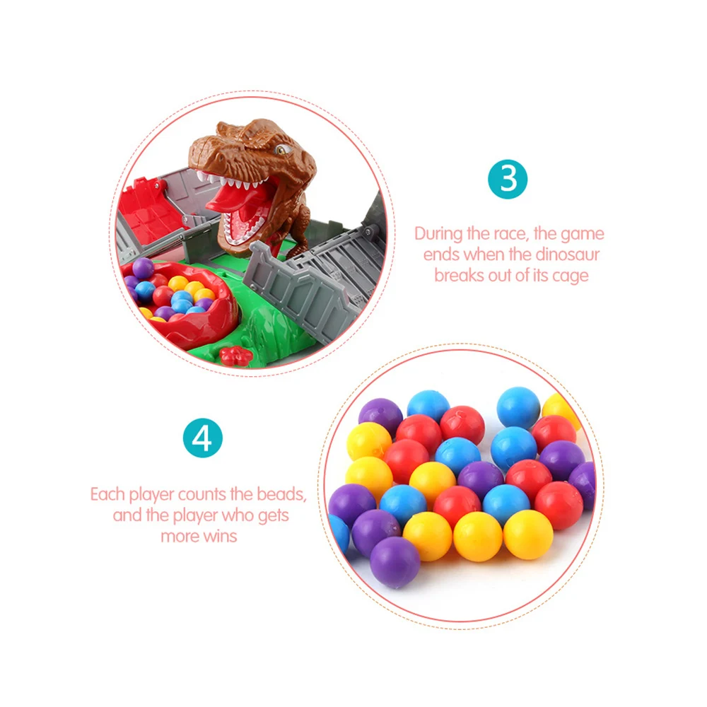 

Montessori Toys Clip Beads Color Cognative Practice Desktop Multi-functional learning Toy Cautious Dinosaur Toy