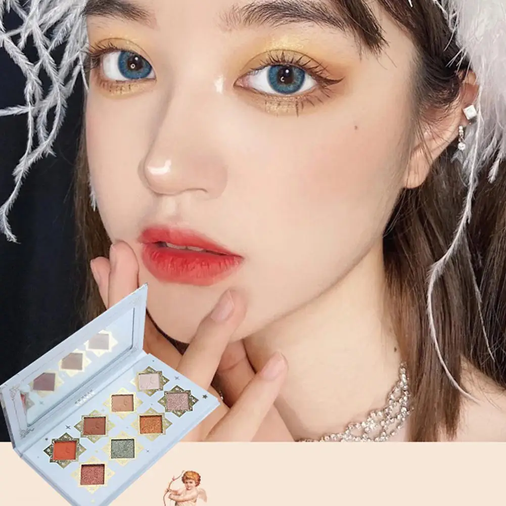 Xiyuan Charm Angel 8 цветов палитра теней для век блестки искусственный цвет дешево и