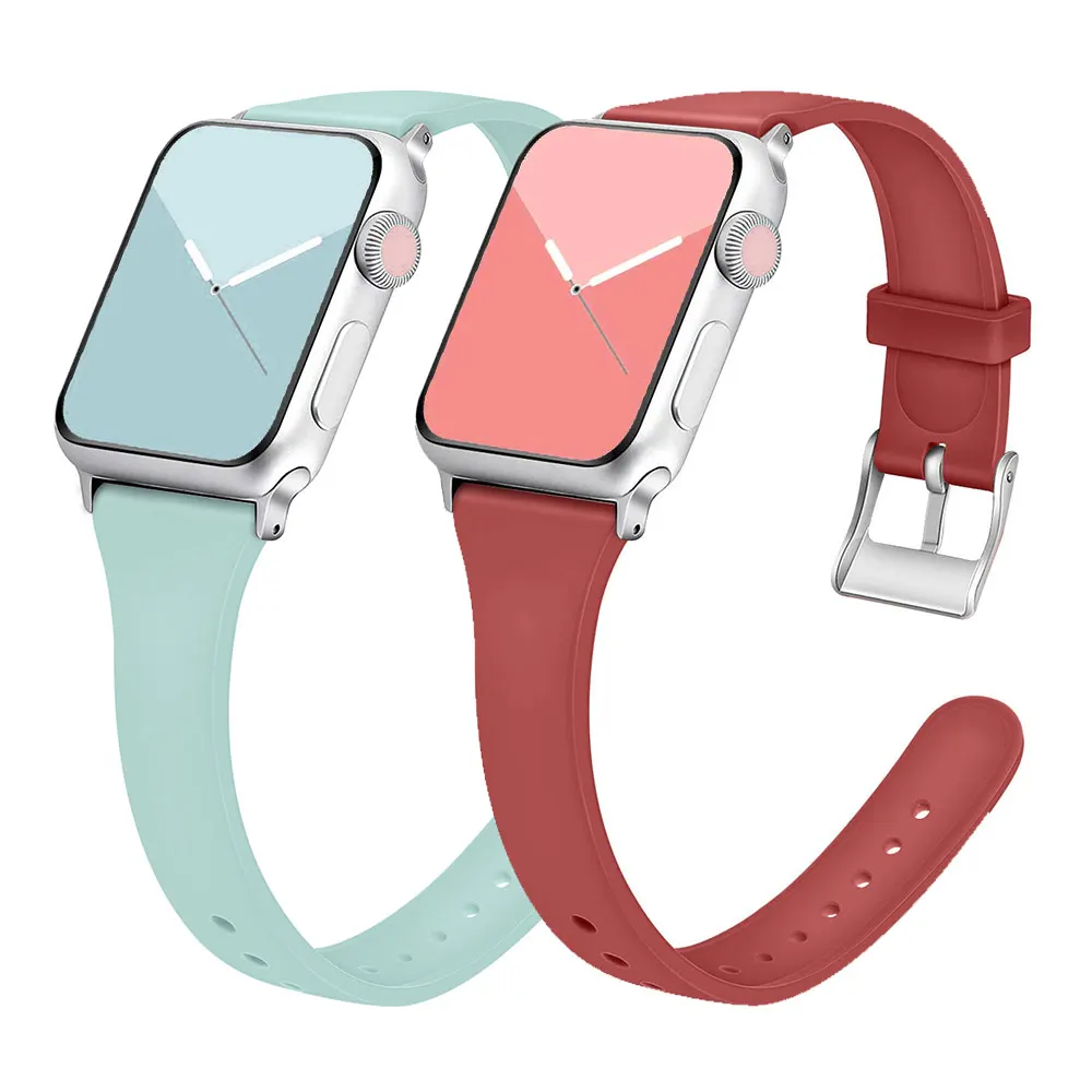 

Sport Bands Compatible with Apple Watch 40mm 38mm iWatch SE & Series 6 & Series 5 4 3 2 1 for Women Men Watch strap 44mm 42mm