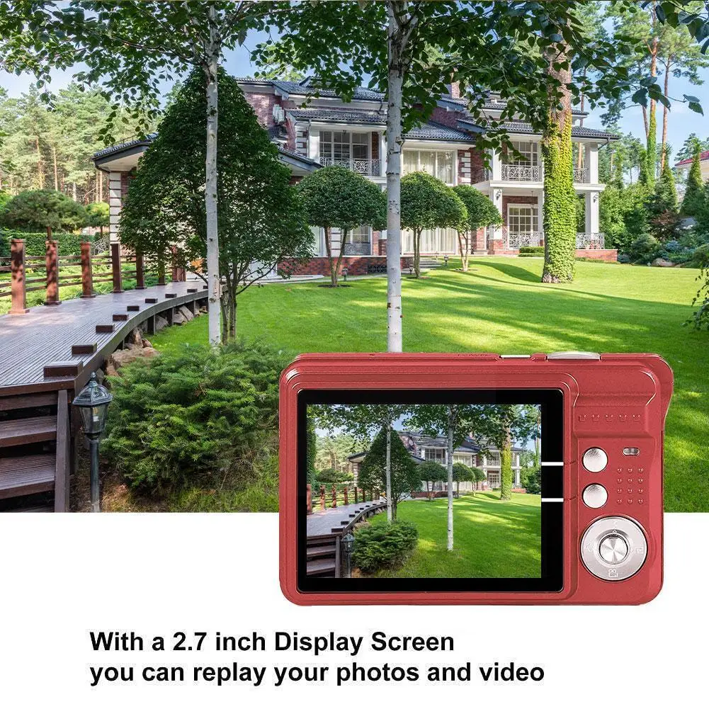 

Цифровая камера с ЖК-дисплеем Tft, видеокамера 18 МП с защитой от тряски, 2,7 Cmos-камера, видеокамера 8x720p, видеокамера, дропшиппинг, зум, дюйм, E4g9