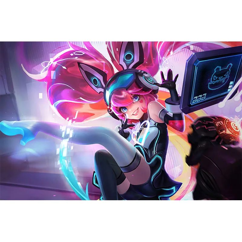 

1000 pieces puzzle of loli Angela in the dark Glory of Kings Wooden Jigsaw Puzzle for adults and children