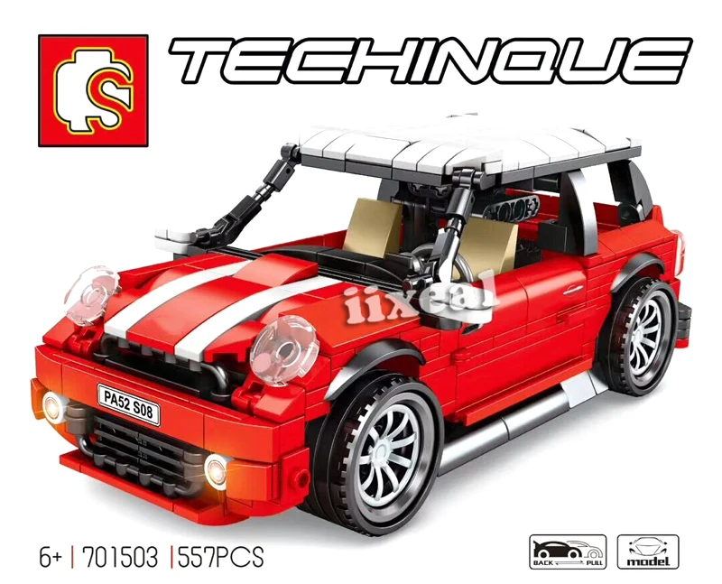 Конструктор автомобильный SEMBO красный 557 шт. | Игрушки и хобби