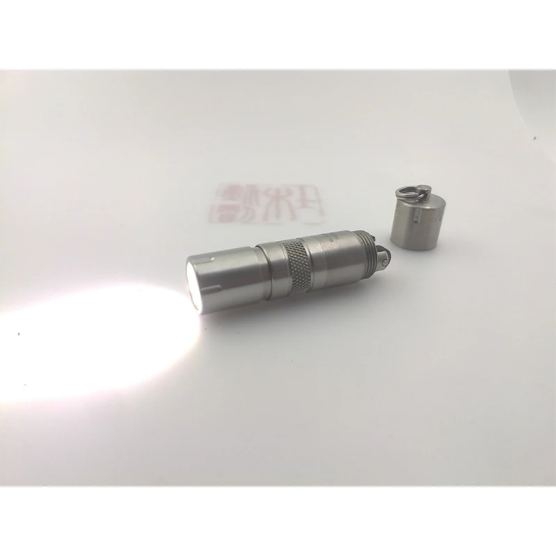 Миниатюрный светодиодный фонарик из нержавеющей стали 2 режима