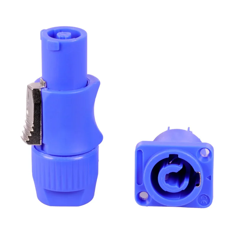 Blue Set 1 комплект соединитель Powercon, NAC3FCA+ NAC3MPA-1 и NAC3FCB+ NAC3MPB-1, запираемый кабельный разъем+ разъем шасси, питание и питание - Цвет: Blue Set