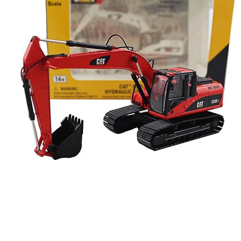

Diecast Toy Model 1:50 Alloy Cat Excavator 323D/L Model Red Color Hydraulic Excavator Engineering Machinery Toy for Caterpillar