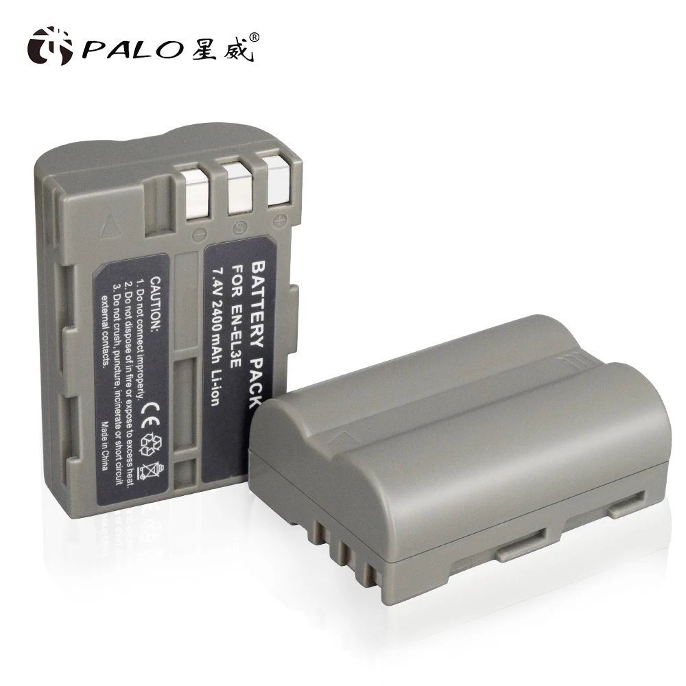 Аккумулятор PALO для Nikon батарея EL3e ENEL3e D300S D300 D100 D200 D700 D70D70S D80 D90 D50 D70 EN EL3e|Цифровые
