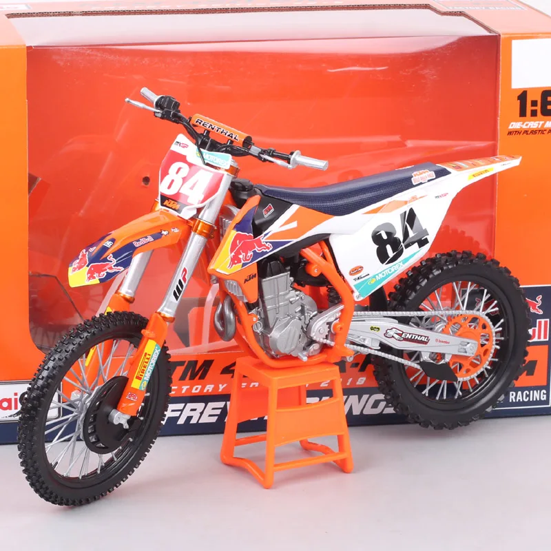 

1:6 Scale 2017 Maisto Big 450 SX-F SXF #84 Jeffrey Herlings #25 Marvin Musquin Motocross Model Dirt Bike Toy Diecast Motorcycle