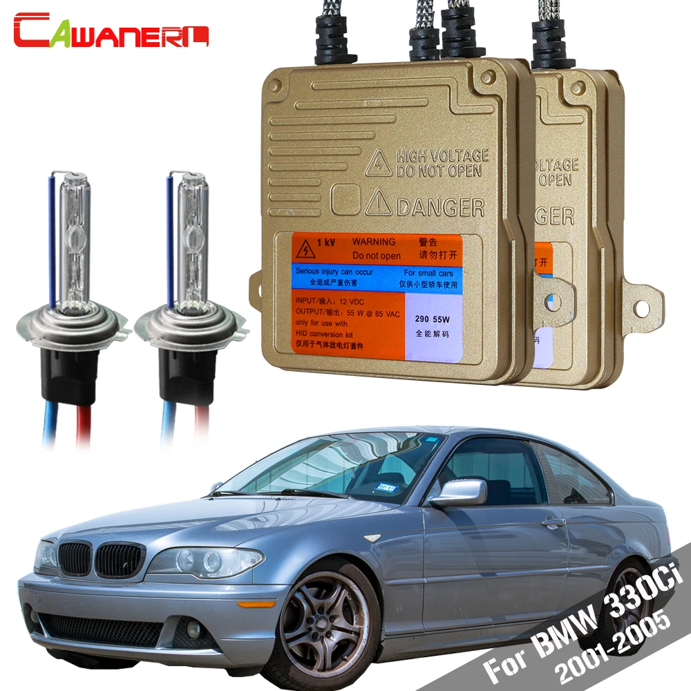 

Cawanerl 55W H7 Car Light Ballast Bulb 3000K-8000K No Error HID Xenon Kit AC For BMW 330Ci 2001-2005 Auto Headlight Low Beam