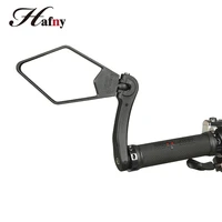 hafny 2020 new design bicycle handlebar end mirrors road bike rear view mirror mtb cycling steel lens blind spot safety mirrors