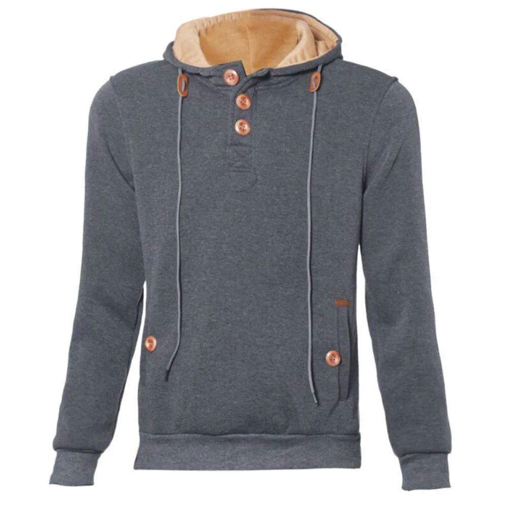 Брендовая новинка мужские повседневные толстовки свитшот однотонный принт