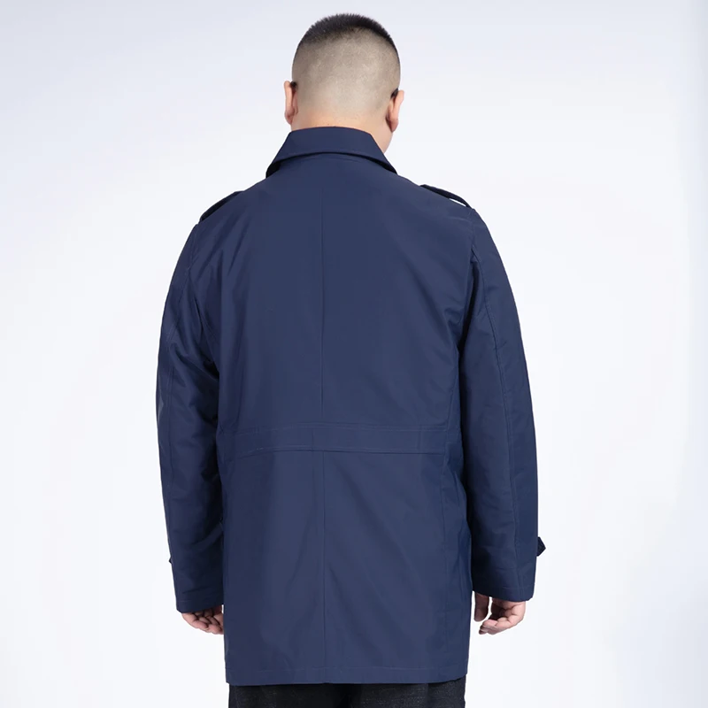 Новинка мужской тренчкот большого размера плюс 7XL 8XL на весну и осень Мужской