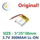 Литий-ионный полимерный аккумулятор 502530 мАч, Интеллектуальный Автомобильный регистратор данных для путешествий, часы, bluetooth колонки, перезаряжаемый b