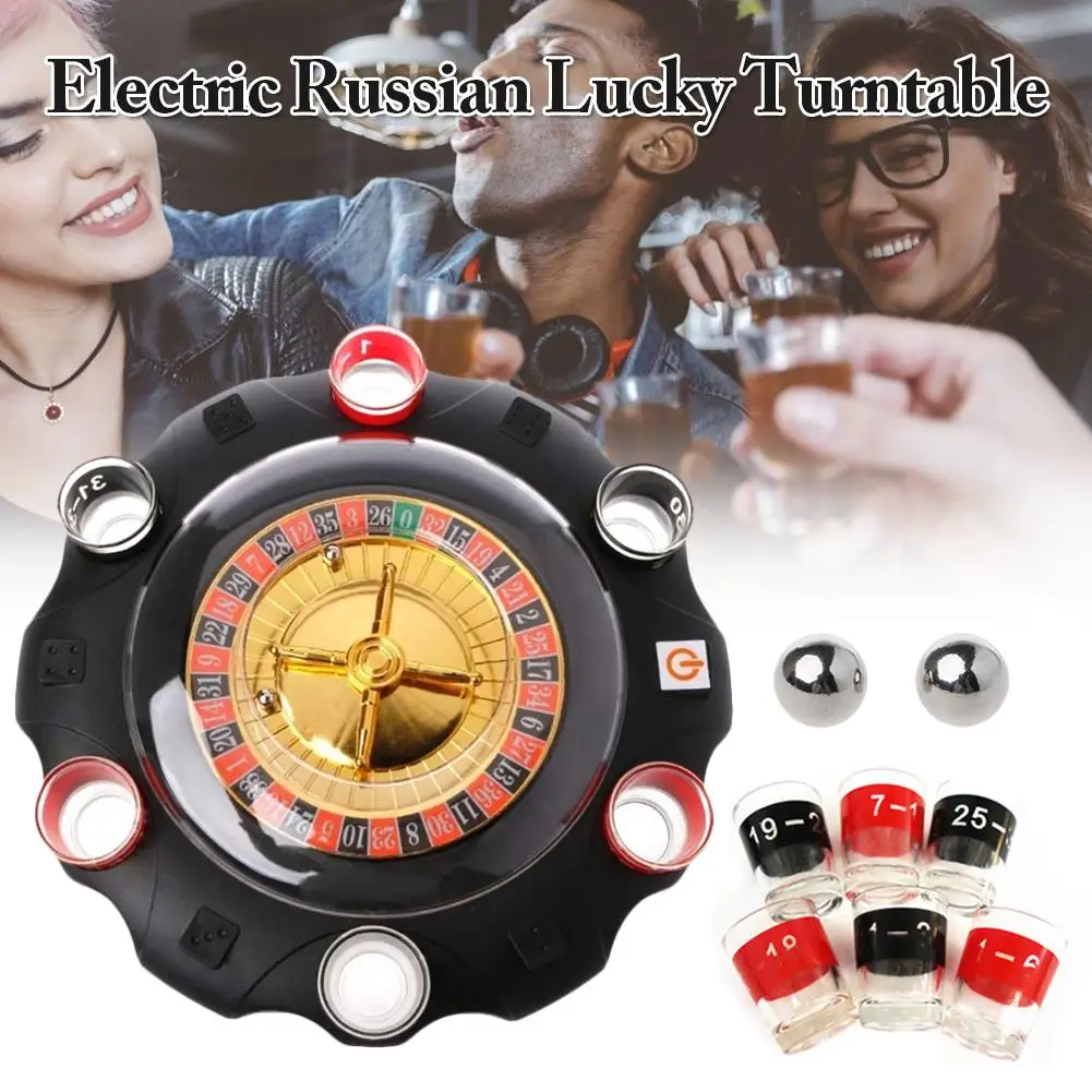 1 Набор Вечерние игры в рулетку игра для питья с 16 стеклянными вращающимися