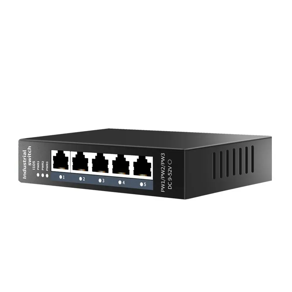 Промышленный Коммутатор Ethernet с 5 сетями 10/100 Мбит/с порт Base-T DIN IP40 безвентиляторный