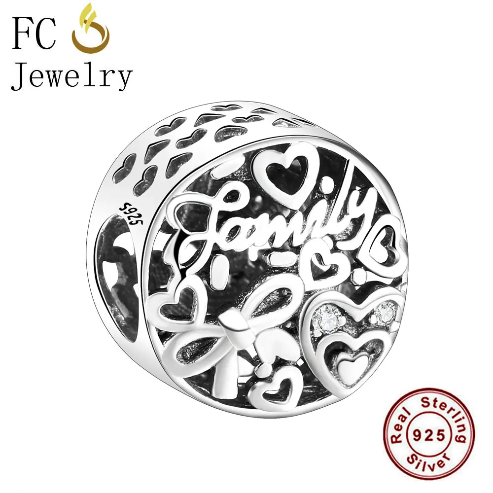 FC Jewelry подходит для брендовых шармов браслетов 925 пробы пляжный стиль ананас