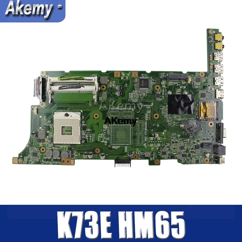 Материнская плата для ноутбука Amazoon K73E/K73SD For Asus K73E K73SD K73S K73SV P73E протестированная
