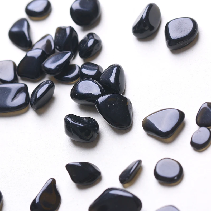 100 г натуральный черный обсидиан кристалл драгоценный камень коллекционные