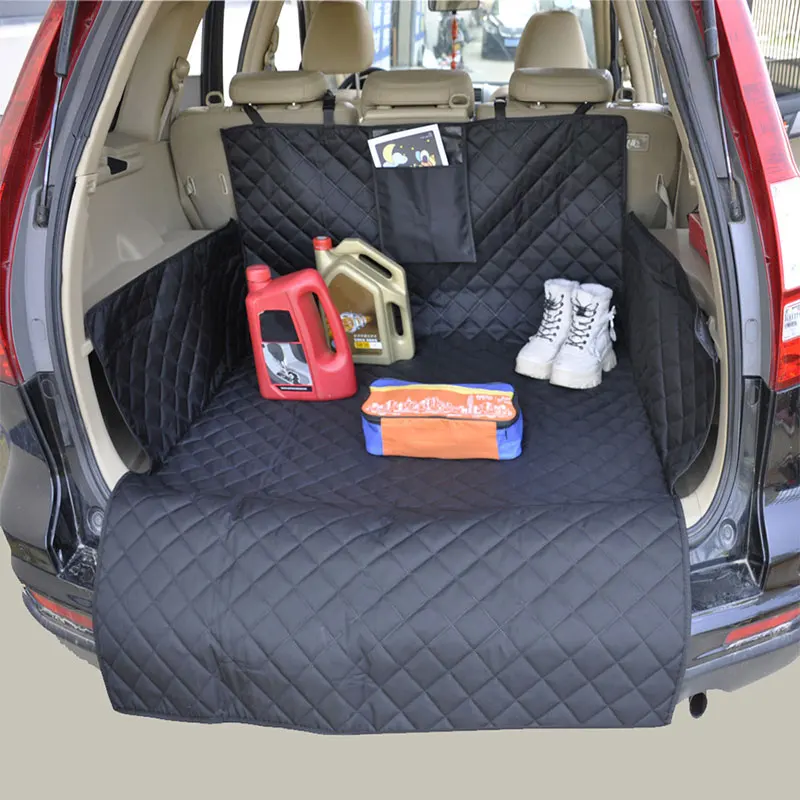 売る ペット犬のカーシートカバートランクマット用猫犬黒185x105 × 35センチメートルQP2