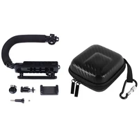 hot c type monopod handheld camera stabilizer holder case for gopro hero 7 6 5 carrying bag protable box mount