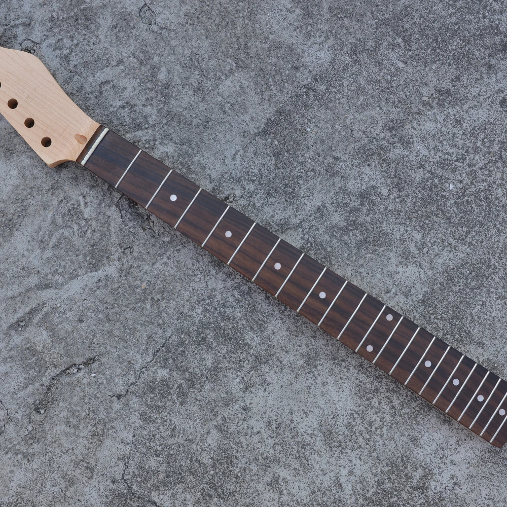 

TL Electric Guitar Neck Handle 21 Frets Maple Rosewood Fretboard for Musical Instruments What you see is what you get