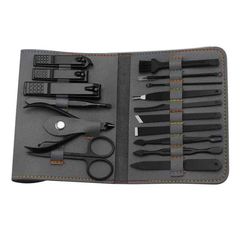 

Manicure Set, Pedicure Kit for Fingernail Toenail Care, 16 in 1 Manicure Toenail Clippers Fingernail Clippers