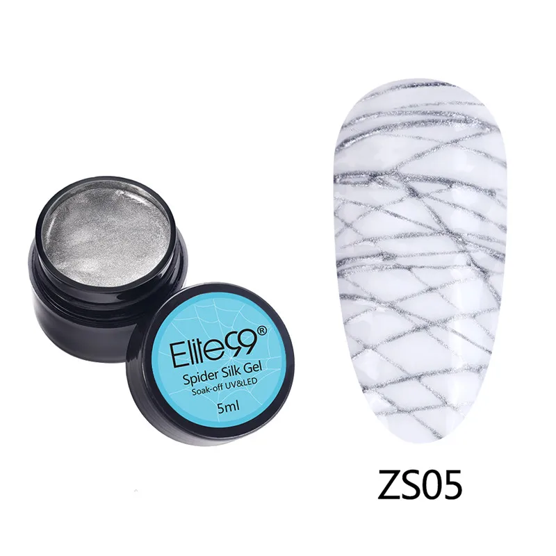 ZS05 Elite99 чистая краска гель 8 г краска для ногтей Рисование Акриловые блестки цвет УФ светодиодный Отмачивание средство для снятия лака Лак 12 цветов гель лак - Цвет: ZS05