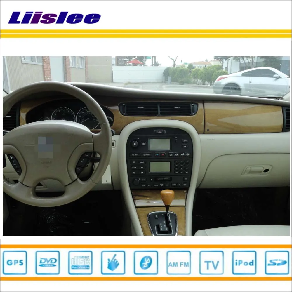 Автомобильная аудиосистема с радио CD DVD-плеером GPS-навигацией 2 Din для Jaguar S-Type 2001 ~