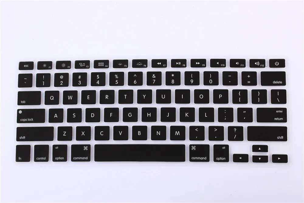 Силиконовый защитный чехол для клавиатуры Macbook Pro 13 15 17 Pro Air 13, мягкие наклейки на клавиатуру, 4 цвета