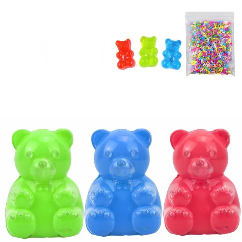 

New Bear Shaped Cotton Mud Decompression Slim Children's Educational Modeling Clay/Slime Toys