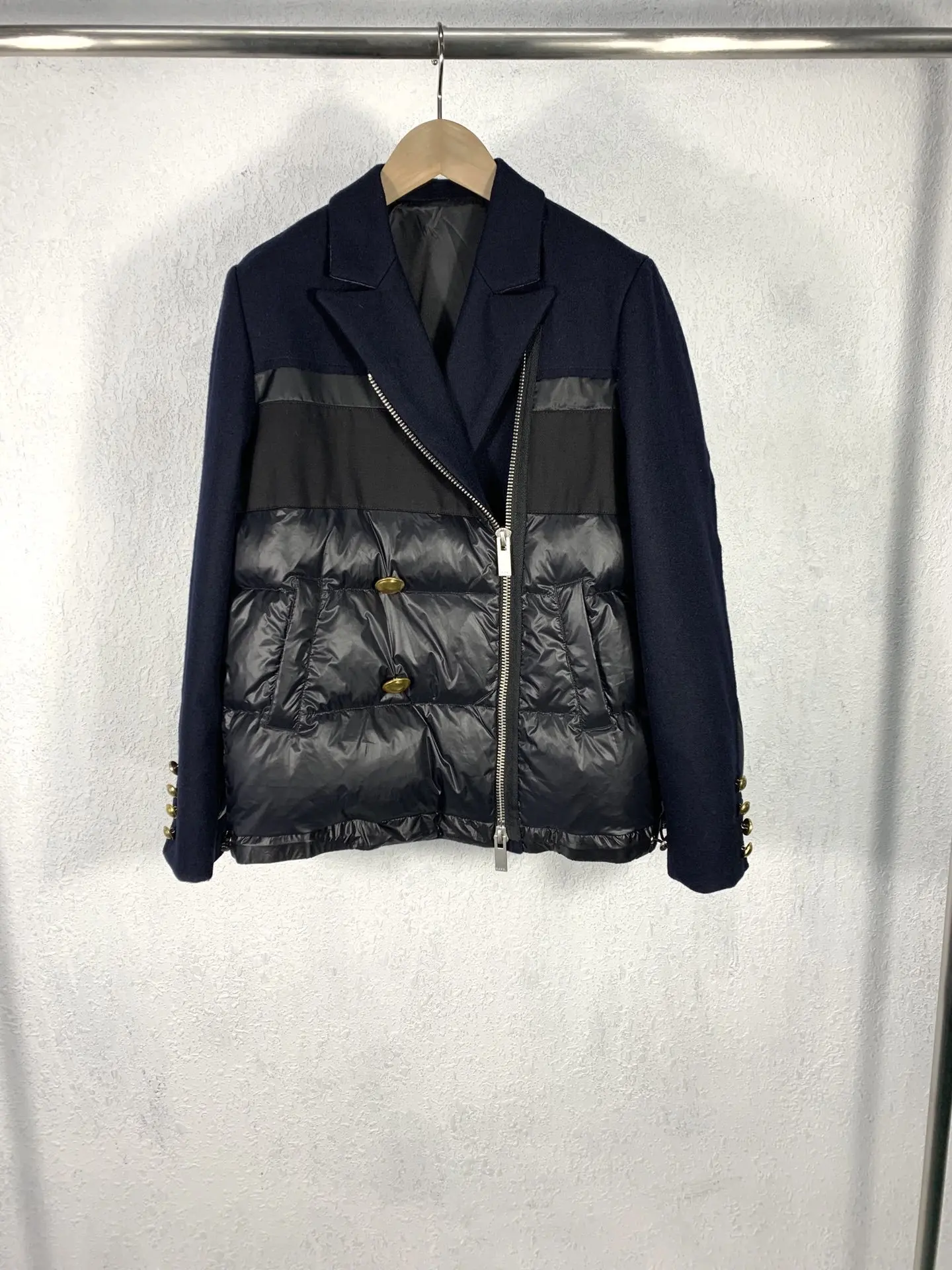 

Женские 2021 Новый высокое качество модная одежда с длинными рукавами с отворотом; Сшитая с подкладкой короткий пиджак 1019